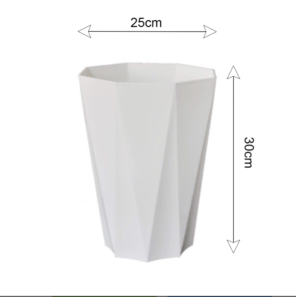 Chậu cây - Kim cương trắng trung - Lọ hoa - Hoa Lụa Vân Vượng