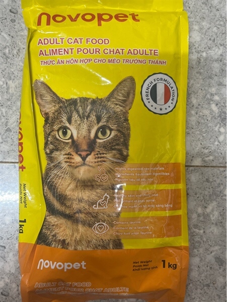Thức ăn mèo Novopet cat 1kg 230925/20KG