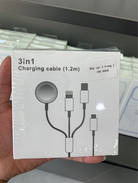 Cáp sạc 3 trong 1 type C