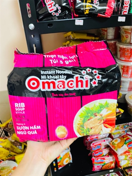 Mì omachi sườn heo オマチ-インスタントラーメン
