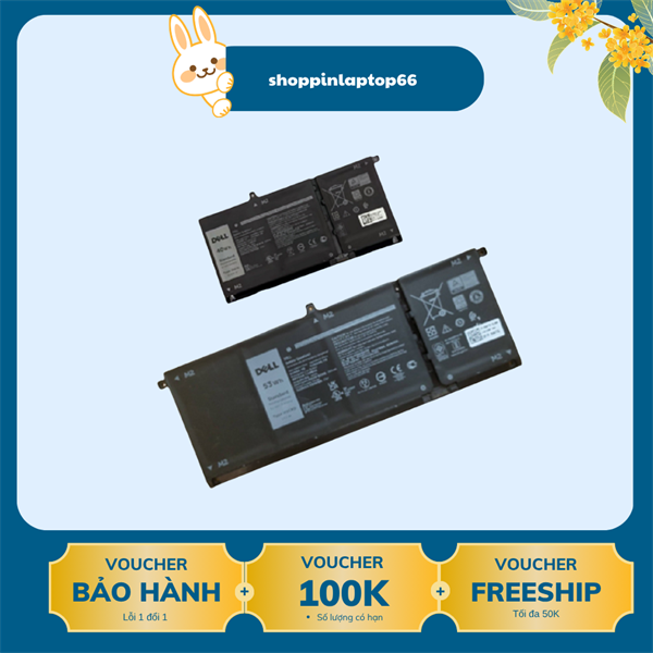 Pin Laptop Dell Inspiron 5300 5400 5401 5402 5408 5409 5501 5508 7300 7405 7500 Type JK6Y6 H5CKD (pin thay cell)