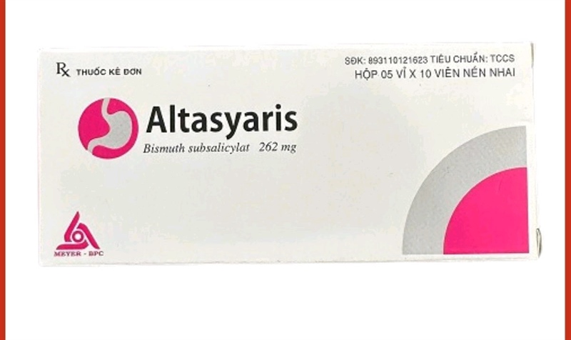 Thuốc Altasyaris Meyer-BPC Điều trị tình trạng khó tiêu, viêm loét dạ dày - tá tràng (Hộp 5 vỉ x 10 viên)