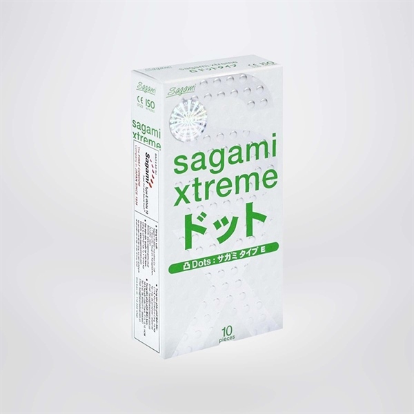 BCS Sagami type E white box (Màu trắng - chữ xanh ) (H*10cái) - Japan