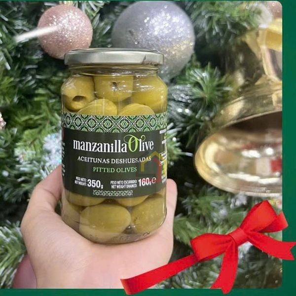 Quả Oliu xanh tách hạt Manzanilla (350g)