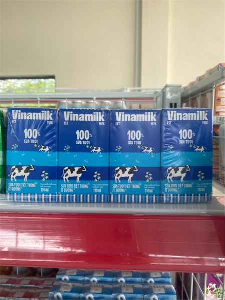 Sữa Vinamilk ít đường 110ml
