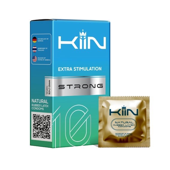 BCS KIIN Strong (Gân+gai+co thắt+kéo dài) (Hộp 10 cái)