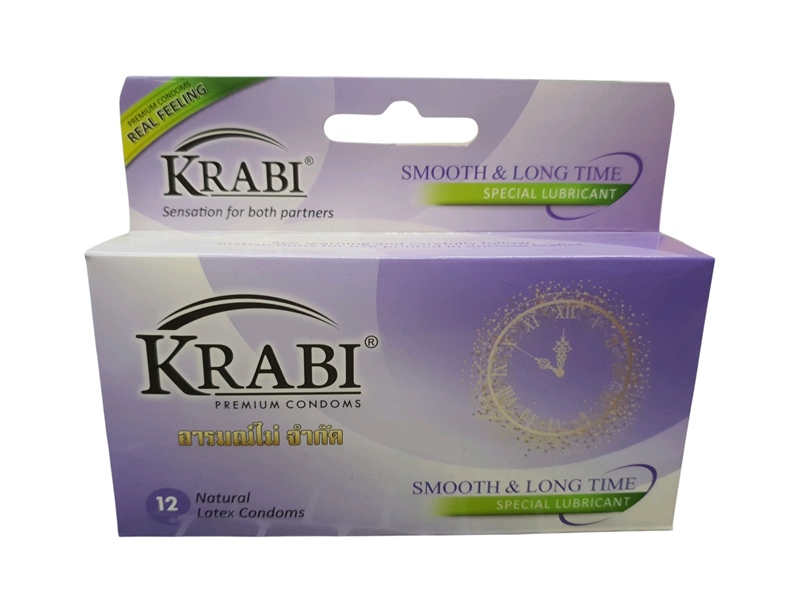 BCS Krabi trơn mỏng & kéo dài thời gian - Smooth & long time (H*12hộp bé*12cái) - NK & PP Dalitek