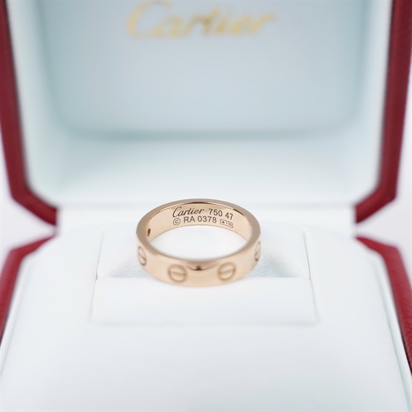Nhẫn Cartier love 1 kim (RA0378) sz47 (PN) KG+