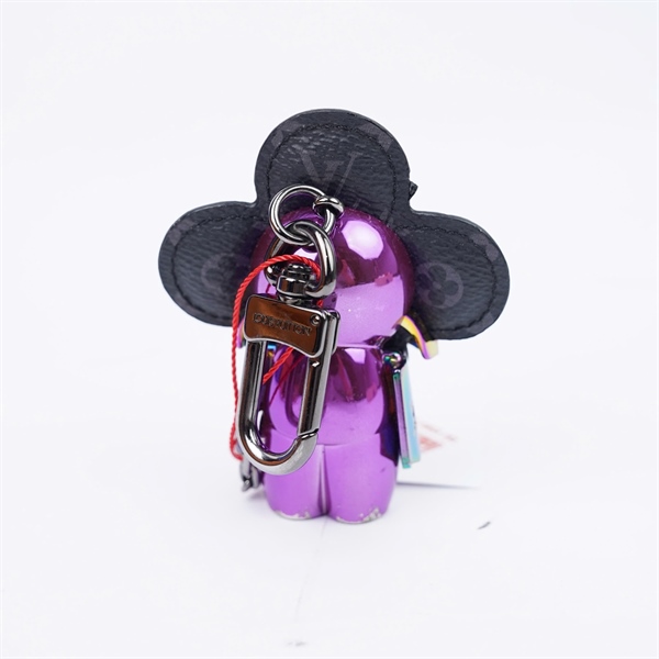 Charm LV tím hoa đen (LU)+