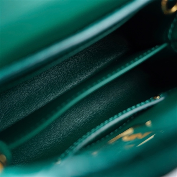 Túi LV Capu xanh lá da cá sấu sz20 (BMC) KG+