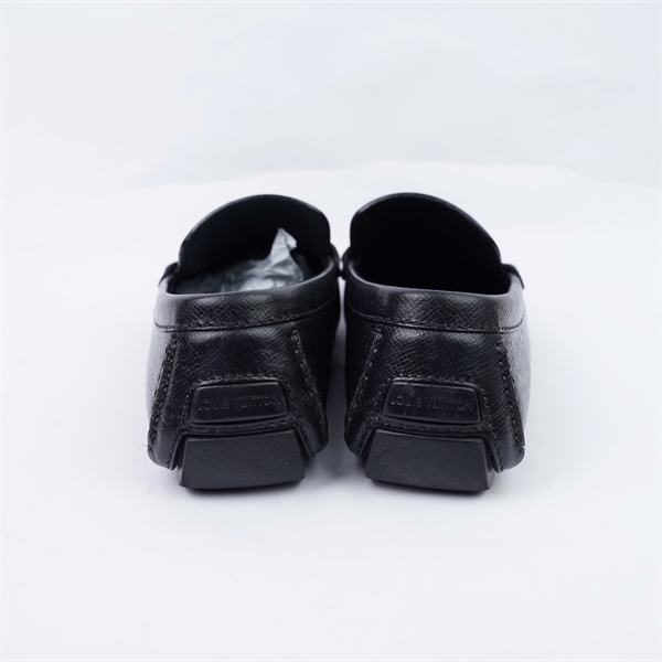 Giày LV đen logo bạc sz7 (UK) (BQ) KG+