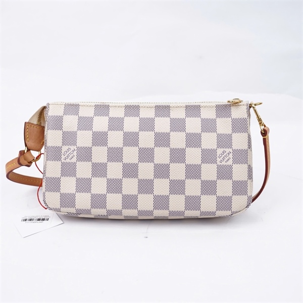 Túi LV kẹp nách ô vuông trắng (MB2280) sz22 (BMC) KG+