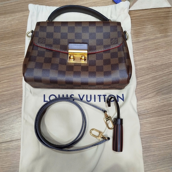 Túi LV Croisette ô vuông nâu sz23 (HT)+