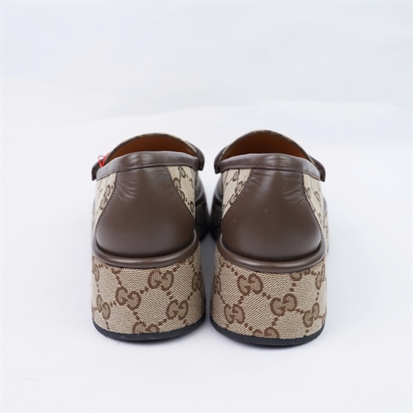 Giày GG xám cao 5p sz35 (BQ) KG+