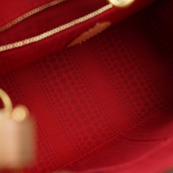 Túi LV Onthego hoa nâu chấm bi kèm ví sz25 (LU)+