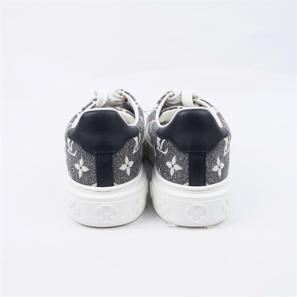 Giày LV xám hoa trắng sz36 (BQ) KG+