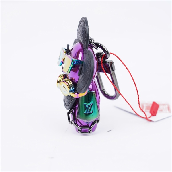 Charm LV tím hoa đen (LU)+