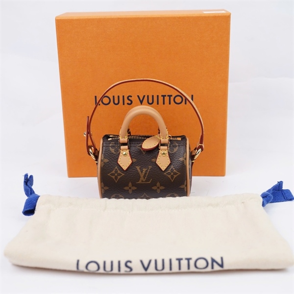 Charm LV túi hoa nâu (LU)+