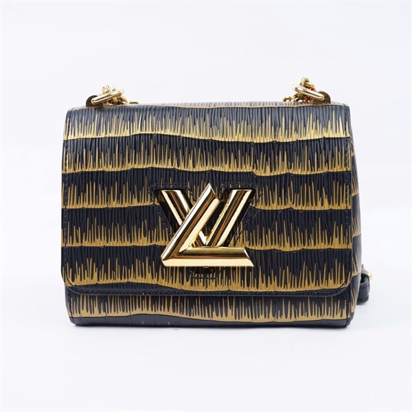 Túi LV Twist sọc đen vàng kèm gương (SR1129) sz19 (BMC) KG+