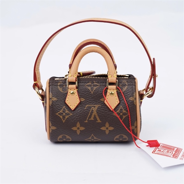 Charm LV túi hoa nâu (LU)+