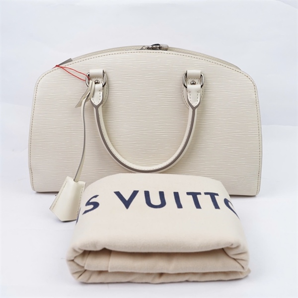 Túi LV Handle trắng kèm ổ+ 2 chìa sz35 (LU)+