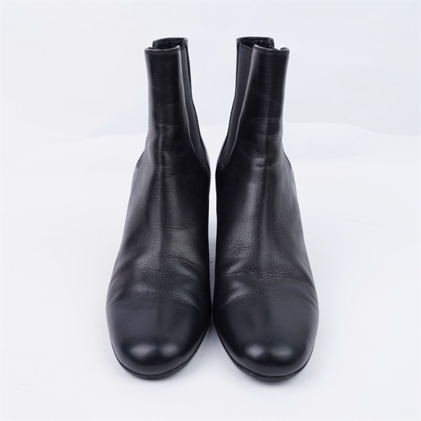 Giày YLS boot đen cao 6p sz36 (BQ) KG+
