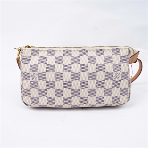 Túi LV kẹp nách ô vuông trắng (MB2280) sz22 (BMC) KG+