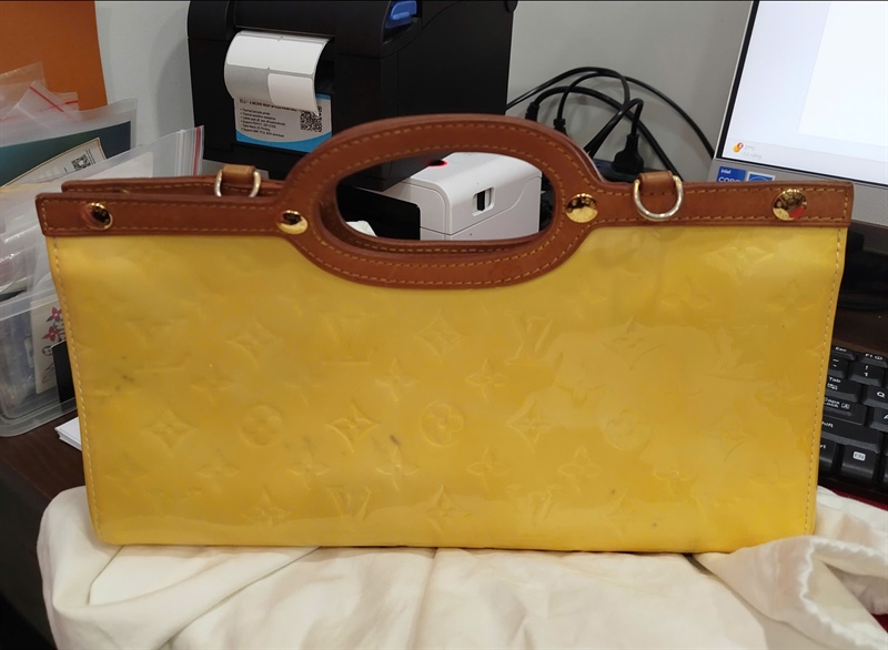 Túi LV Roxbury hoa vàng (SR5007) sz32 (LU)+