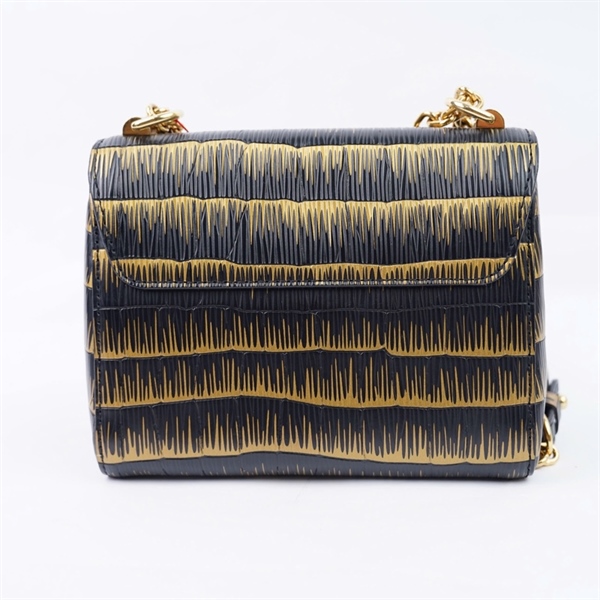 Túi LV Twist sọc đen vàng kèm gương (SR1129) sz19 (BMC) KG+