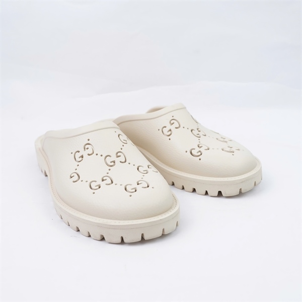 Dép GG trắng sz7 (UK) (BQ) KG+