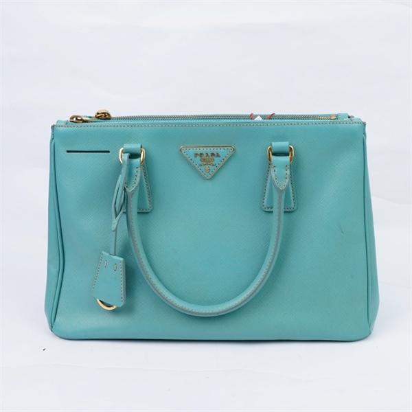 Túi Prada Handle xanh sz31 (LU)+