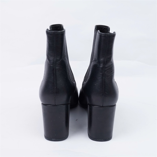 Giày YLS boot đen cao 6p sz36 (BQ) KG+