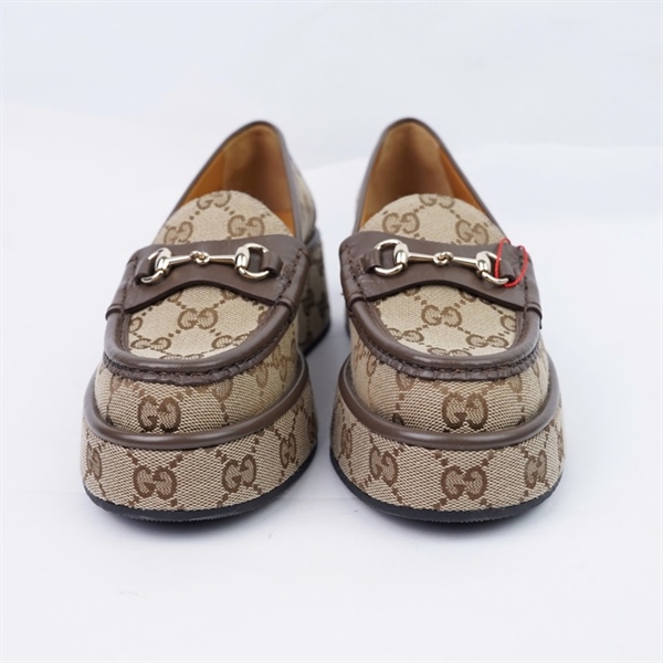 Giày GG xám cao 5p sz35 (BQ) KG+