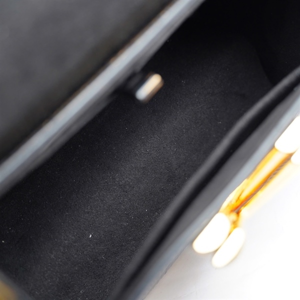 Túi LV Twist sọc đen vàng kèm gương (SR1129) sz19 (BMC) KG+