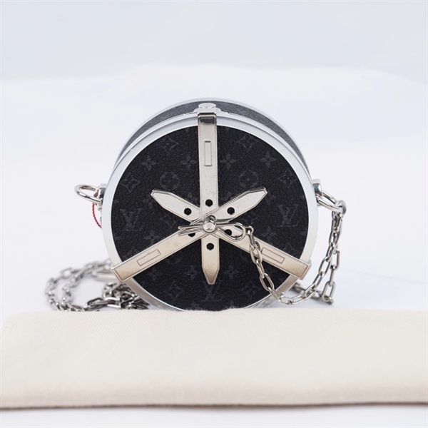 Túi LV Trunk hoa đen mini sz8 (LU)+