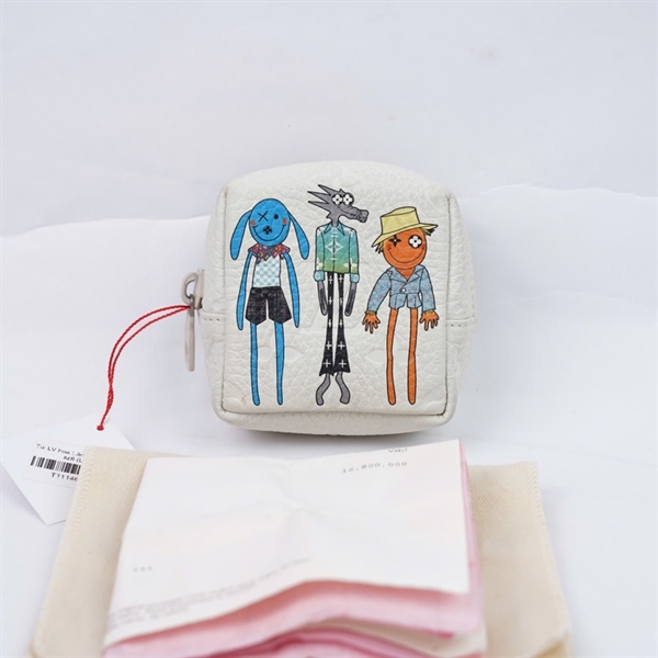 Túi LV hoa trắng mini in hình sz8 (LU)+