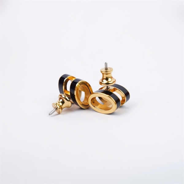 Bông tai Hermes đen +