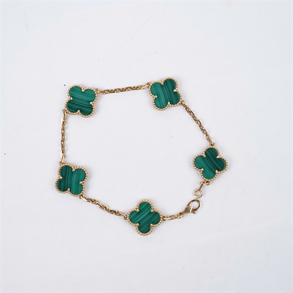 Vòng tay Van Cleef hoa xanh (HC)+