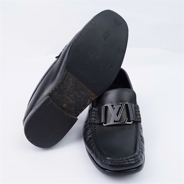 Giày LV đen logo đen sz4.2 (UK) (BQ) KG+