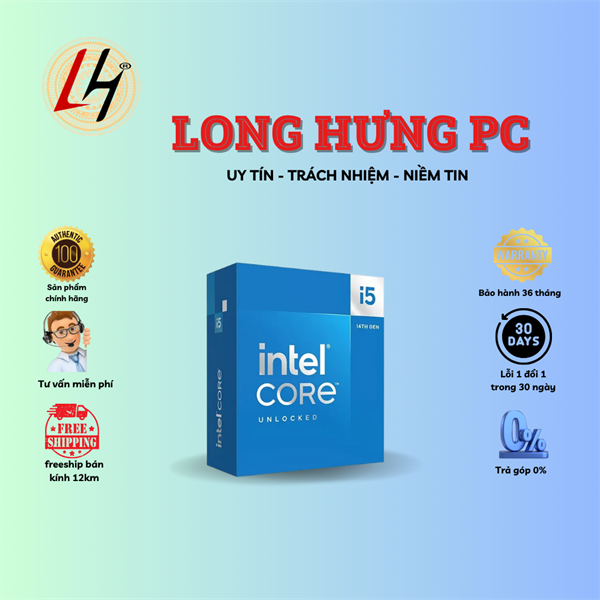 CPU intel core i5 14600KF new tray