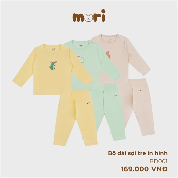 Bộ dài sợi tre in hình