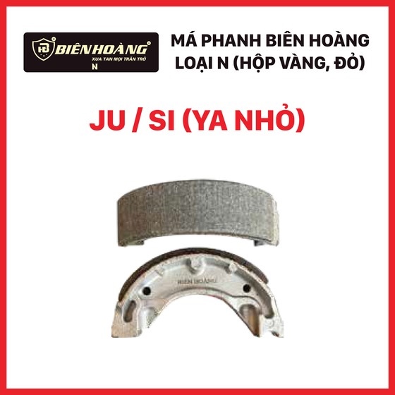 [YA nhỏ] - Má phanh cơ JU / SI (N, vàng) (YA nhỏ) (Biên Hoàng)