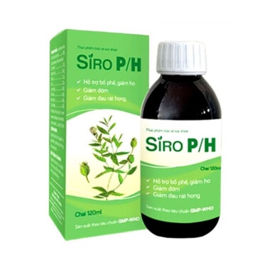 Siro PH hỗ trợ bổ phế, giảm ho, giảm đờm (lọ 120ml)- Phúc Hưng