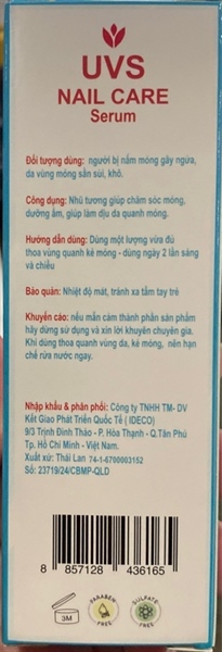UVS Nail care serum 10g (Người bị nấm móng, móng sần sùi, khô) - Thái lan 2