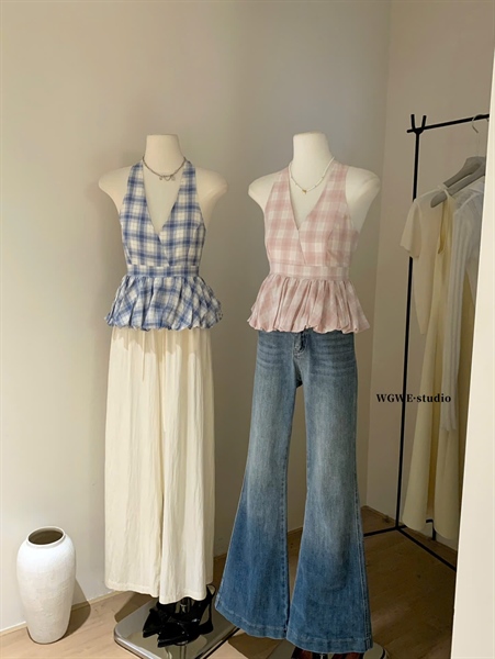 ÁO KIỂU 5480 - XANH S