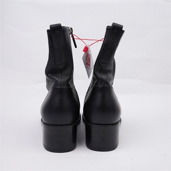 Giày Dior boot đen có khóa cao 4p sz38 (BQ) KG+