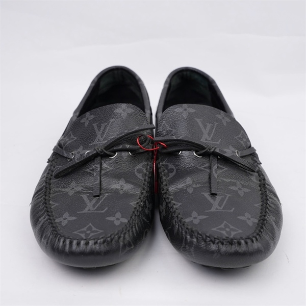 Giày LV hoa đen sz9 (UK) (BQ) KG+