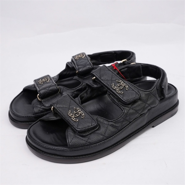 Giày Chanel đen 35.5 (BQ) KG+