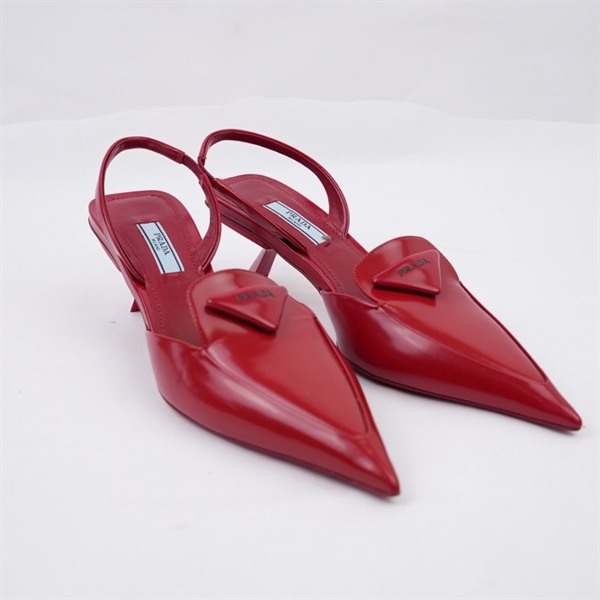 Giày Prada đỏ cao 6p sz36 (BQ) KG+