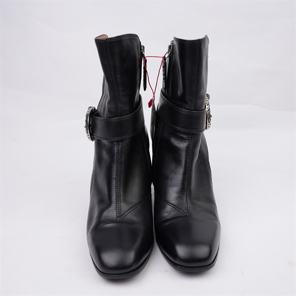Giày GG boot đen cao 7p sz36 (BQ) KG+